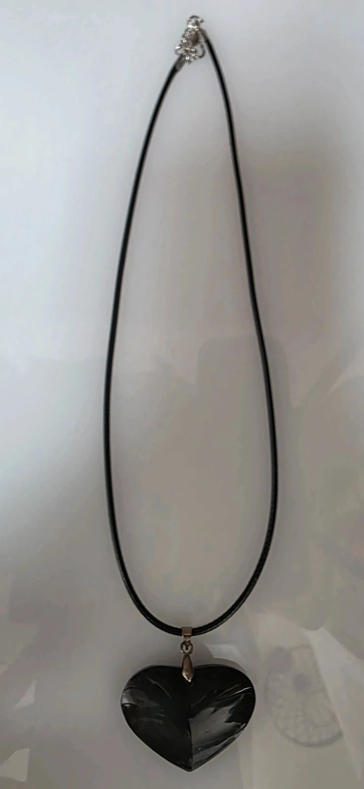 Obsidian Heart Pendant Celestial – photo 7